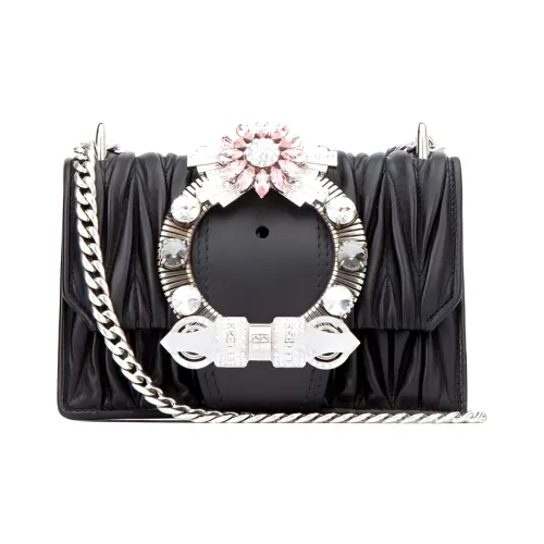 MIU MIU Кожа Сумка Мини Женская Черная