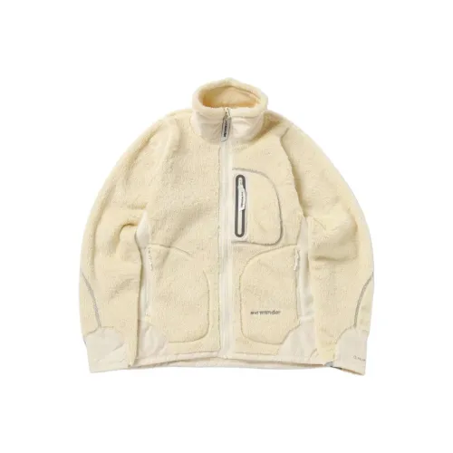 And Wander Куртки и Пальто Унисекс Экрю