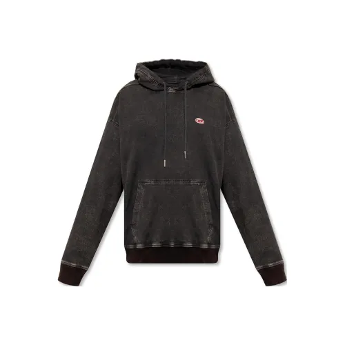 DIESEL Черные Мужские Свитшоты