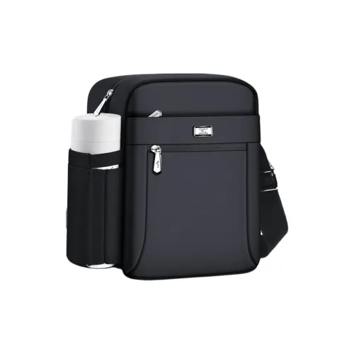 SEPTWOLVES Oxford Сумка через плечо Большая Мужская Черная