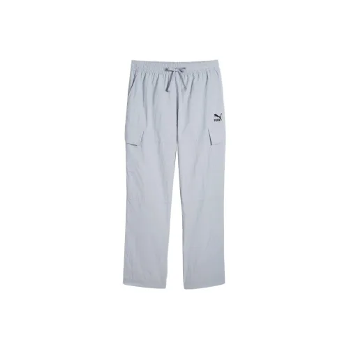 PUMA CLASSICS Карго Брюки WV Повседневные Брюки Мужские Светло-Серые