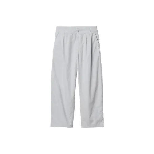 Carhartt WIP SS24 Colston Брюки Sonic Silver Casual Pants Men's White