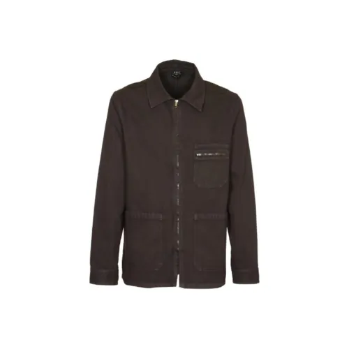 A.P.C. Joint Paragraph Кофе Мужские Куртки