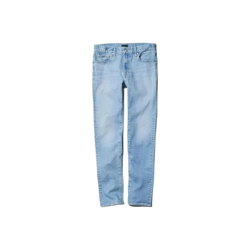 UNIQLO Розовые/Синие Мужские Джинсы