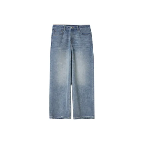 JACK JONES E39 Medium Blue Denim Men's Jeans JACK JONES E39 Средний Синий Деним Мужские Джинсы