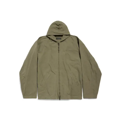 Balenciaga FW24 Куртки и Пальто Свободный крой Унисекс Зеленый