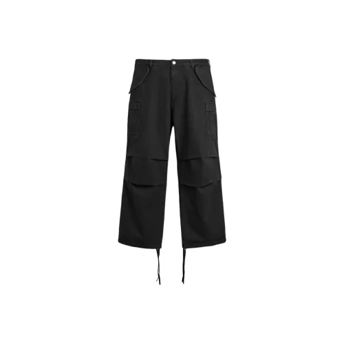 ZARA Мужские карго-брюки черного цвета
