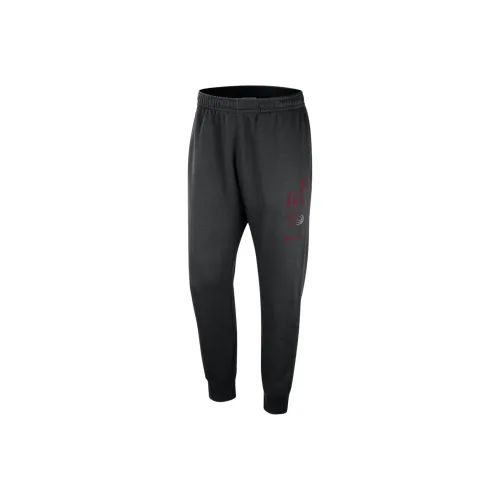 Nike Вязаные тренировочные штаны унисекс черные