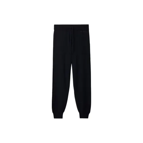 Burberry SS24 Вязаные спортивные брюки мужские темно-синие