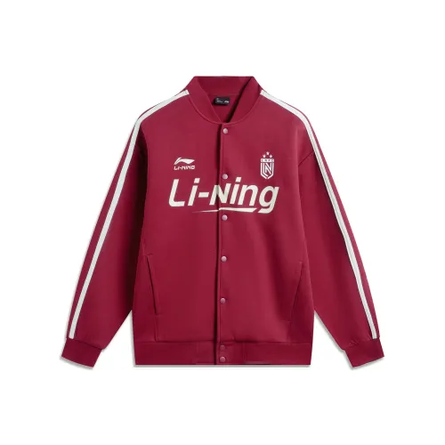 LINING Sports Life Collection Бейсбольная куртка Унисекс BICYCLE Красный