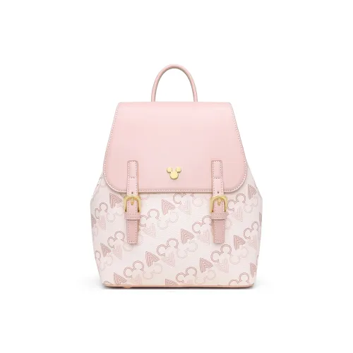 Disney Mickey ПУ (полиуретан) Рюкзак Стандартный Женский Розовый Белый Коричневый