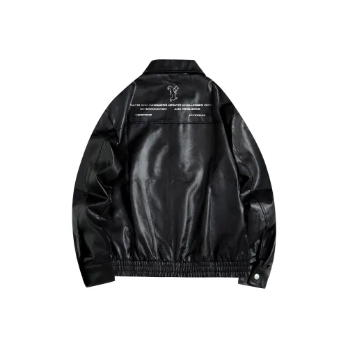 YATSI Унисекс Кожаные Куртки