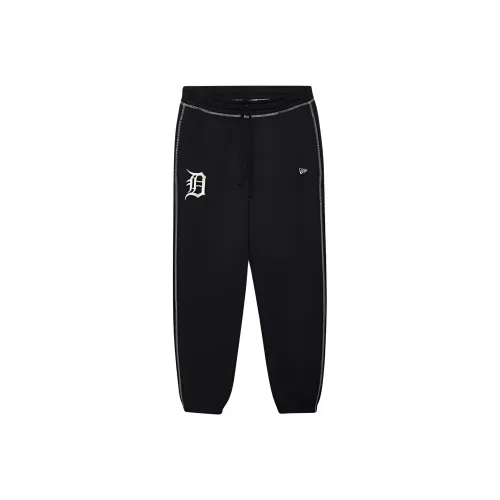New Era x MLB SS24 Detroit Tigers Вязаные Тренировочные Штаны Унисекс Черные
