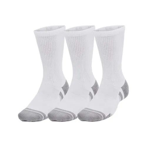 Under Armour 3 шт Белый Унисекс Носки до колена