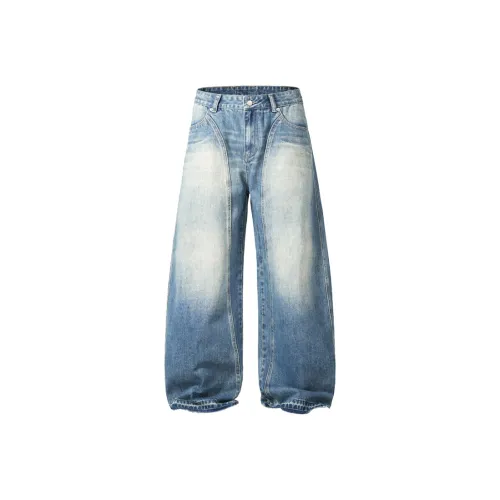 66/ROUTE 66 Синие Унисекс Джинсы