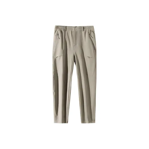 Anta Outdoor Collection Деревянный хаки Мужские Вязаные Тренировочные Брюки