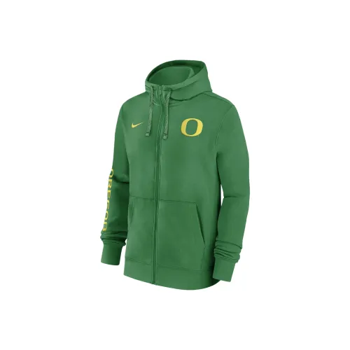 Nike College FW24 Oregon Ducks Sideline Team Issue Куртки и Пальто Мужской Зеленый