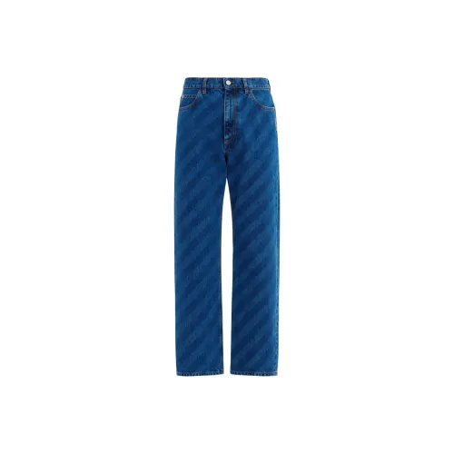 MARNI Индиго Мужские Джинсы