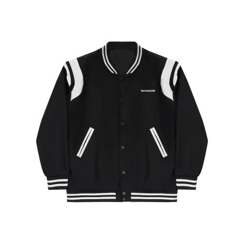 BETTERSAY Бейсбольная куртка Унисекс Черный