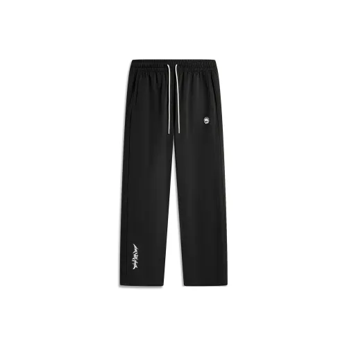 LINING BADFIVE Черные Мужские Вязаные Спортивные Штаны