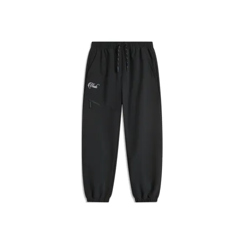 LINING Basketball Collection Вязаные тренировочные брюки мужские черные