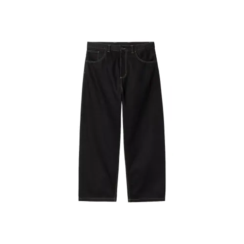 Carhartt WIP SS25 Черные Мужские Джинсы