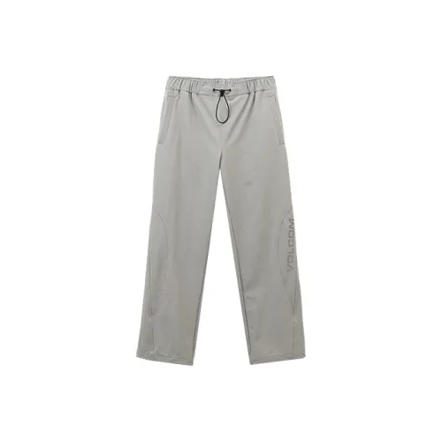 Вязаные тренировочные брюки Volcom унисекс серого цвета