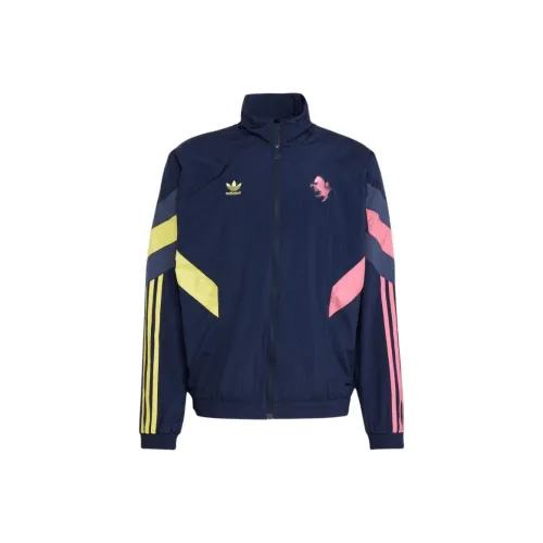 Adidas Originals Juventus FW24 Ретро Куртки Мужские Синие Розовые