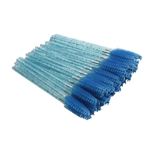 Sweet Pillow House Одноразовый Нейлоновая Кисть SPIRAL Твердый Кристальный Стержень Mascara Щетка Контуринг 50 Шт