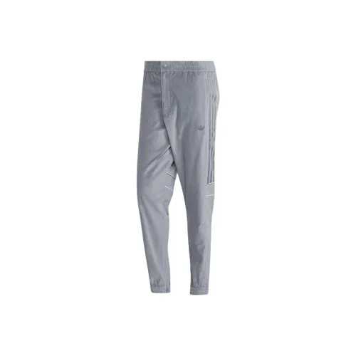 Adidas Originals BLUE VERSION CHALLENGER Вязаные спортивные брюки Тренировочные брюки Международная версия Мужские Серые