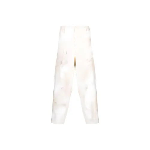 Yohji Yamamoto Айвори Белый Мужские Повседневные Штаны