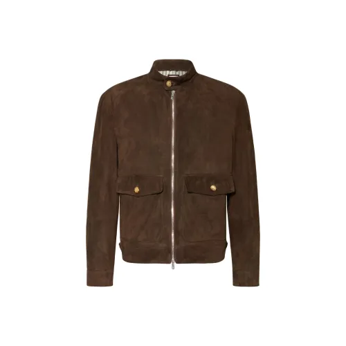 BRUNELLO CUCINELLI Куртки и Пальто Мужской Темно-Коричневый