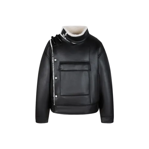 CROQUIS 001 Jet Black Мужская кожаная куртка