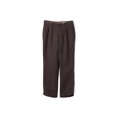 UNITED ARROWS Коричневые мужские брюки для костюма