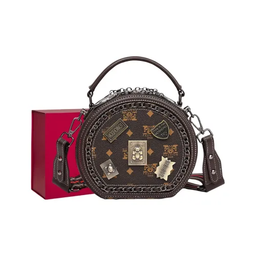 PESASRIE PVC Сумка через плечо Сумка Обычная Женская Кофейного цвета