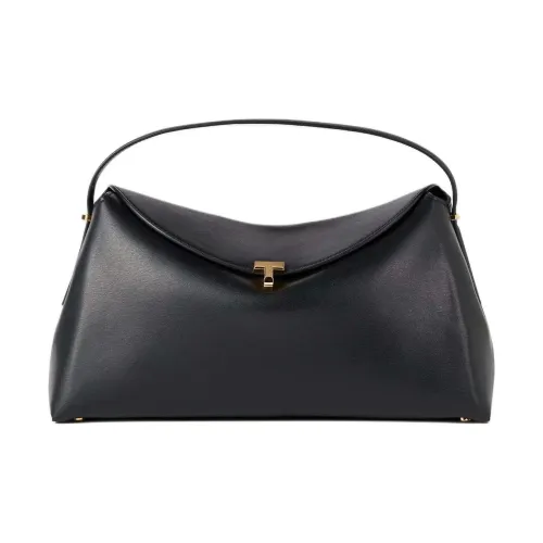 TOTEME T Lock Корова Кожа Одно Плечо Сумка Женская Черная