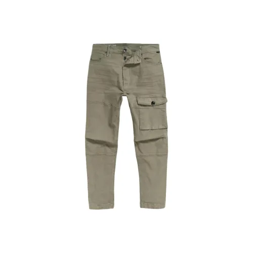 г Звезда RAW Брюки карго Мужской Темный цвет Трилистник Гарментная окраска