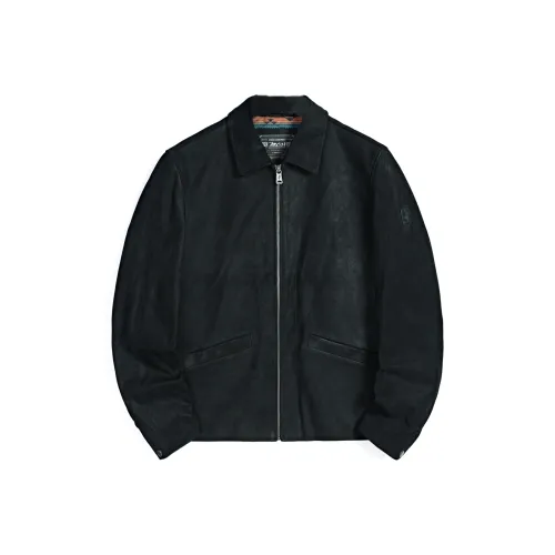 MCS Черные Мужские Кожаные Куртки