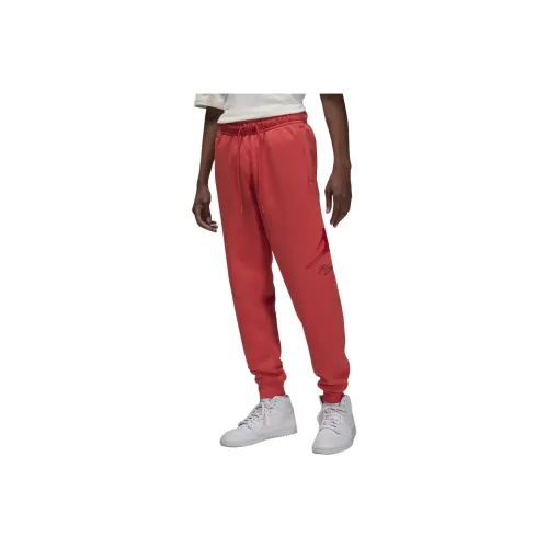 Jordan Essentials Вязаные тренировочные брюки мужские фитнес красный