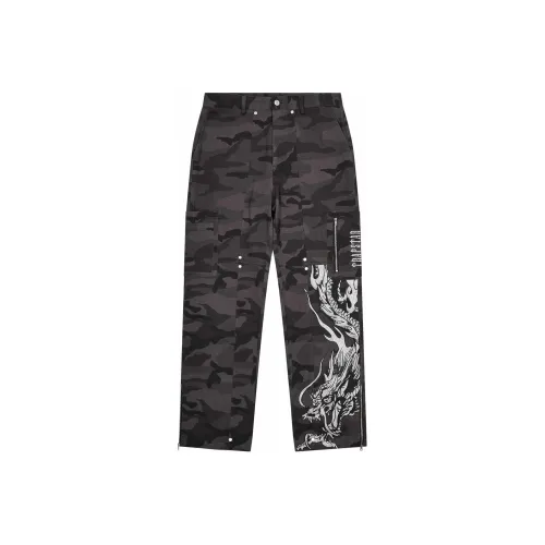 ED HARDY X Trapstar Collaboration FW24 Карго Брюки Унисекс Черный