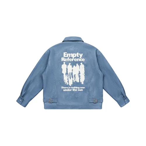 EMPTY REFERENCE Кожа Куртка Унисекс Синий