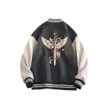 [Spring Autumn Thin] Темно-серый (Y Ангел Saint Sword Логотип на груди__y Большой Ангел Saint Sword C Спина)