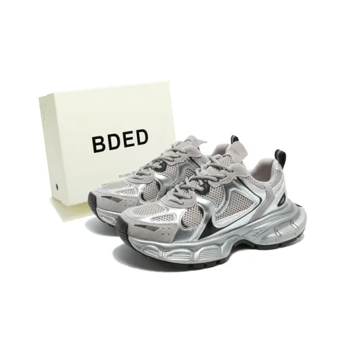 BDED Амортизация Дышащий Увеличение Высоты Низкий Топ Кроссовки с Толстой Подошвой Женские