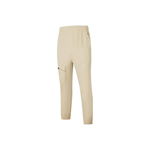 QIAODAN Вязаные тренировочные брюки мужские цвет орехи