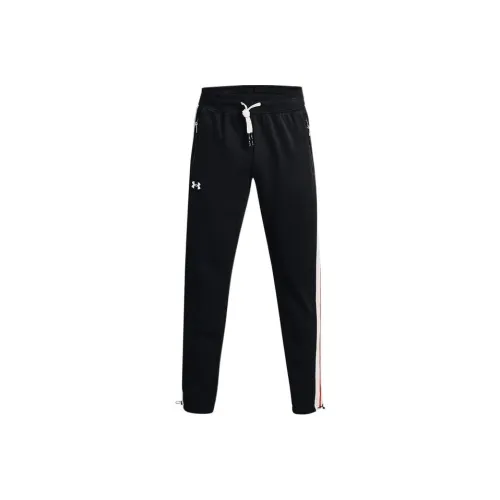 Under Armour Rival Fleece Alma Mater Вязаные тренировочные брюки Мужские Черные