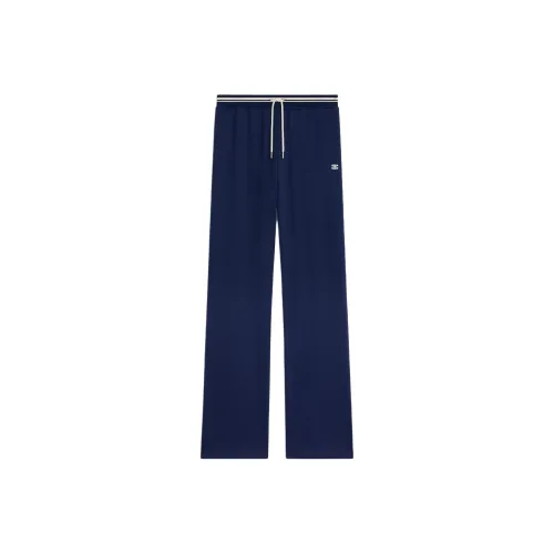 CELINE SS25 Вязаные спортивные брюки мужские синие