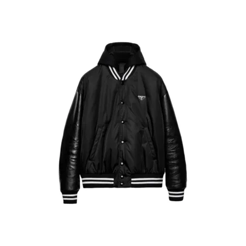 PRADA RE Нейлон SS24 Куртки и Пальто Мужской Черный