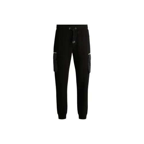 Hugo Boss Черные Мужские Вязаные Спортивные Штаны