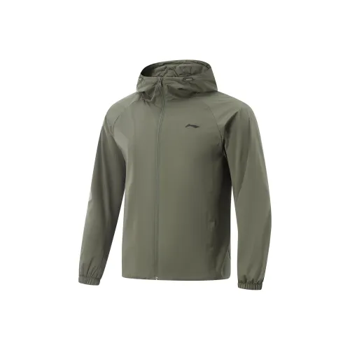 LINING Fitness Series Тренчкот Мужской Чайно-зеленый