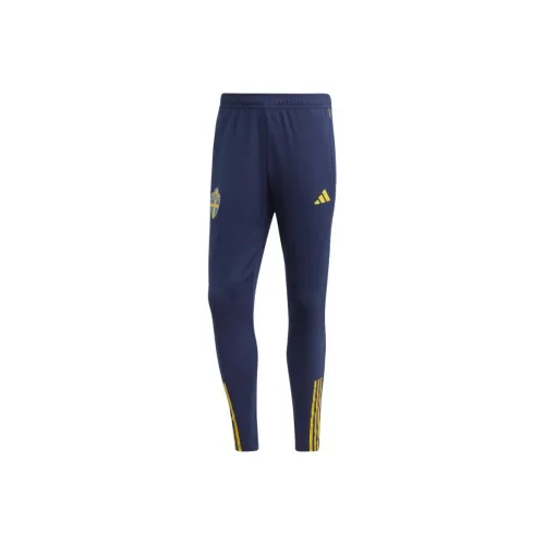 Adidas SWEDEN TIRO 23 Тренировки Tracksuit Bottoms Вязаные Тренировочные брюки Мужской Морской синий